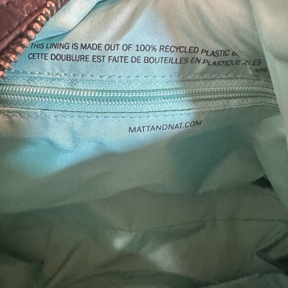 Matt & Nat Black Vegan Leather Satchel Shoulder Bag - Picture 9 of 9